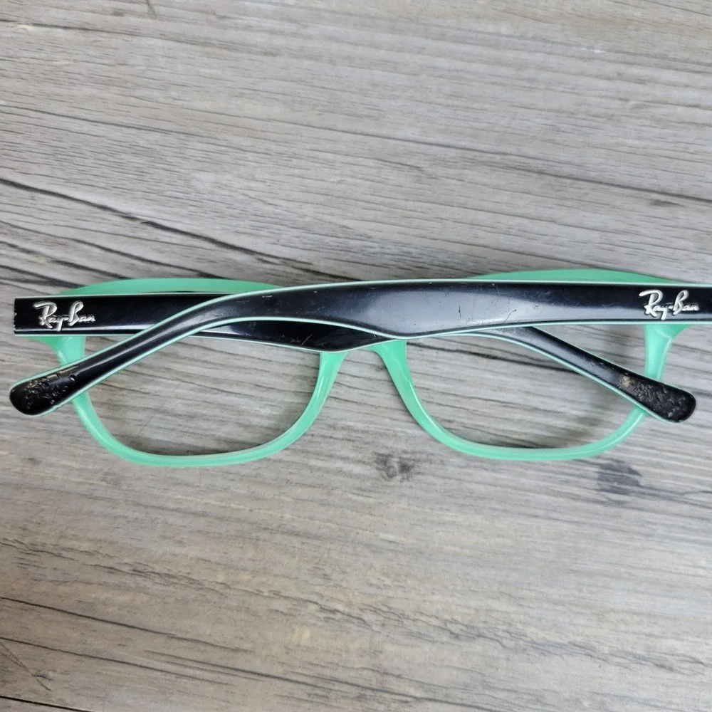 Ray-Ban Eyeglass Frames RB1555 Wayfarer 3580 Black Green Kids 45-15-125